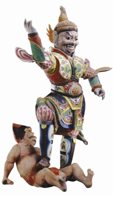 唐宋时期木雕天王俑品赏