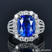 完美收藏级别蓝宝石戒指